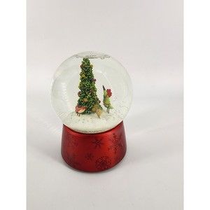 Nordstrom Holiday Christmas Snow Globe With Tree That Lights Up And Birds w/ Box